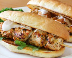 Chicken Kebab Sandwich